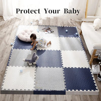 16pcs 30*30cm Puzzle Mat For Children Thick Baby Play Mat Kids Carpet Mats EVA Foam Rug Children Room Activities Mat For Baby Quick Pick Grocers