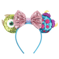 New Christmas Halloween Mouse Ears Headband Cartoon Sequin Bows Headband Birthday Party Princess Cosplay Costume For Women Adult Quick Pick Grocers
