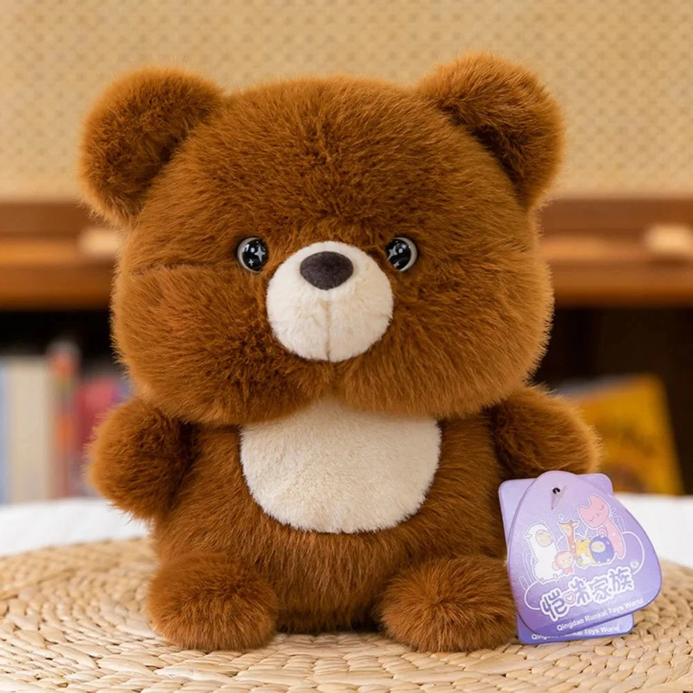 Cute 16cm Plush Companion Doll Capybara Elephant Stuffed Animal Pillow Plush Bear Animal Plush Toy Sleeping Gift Econic Blanks