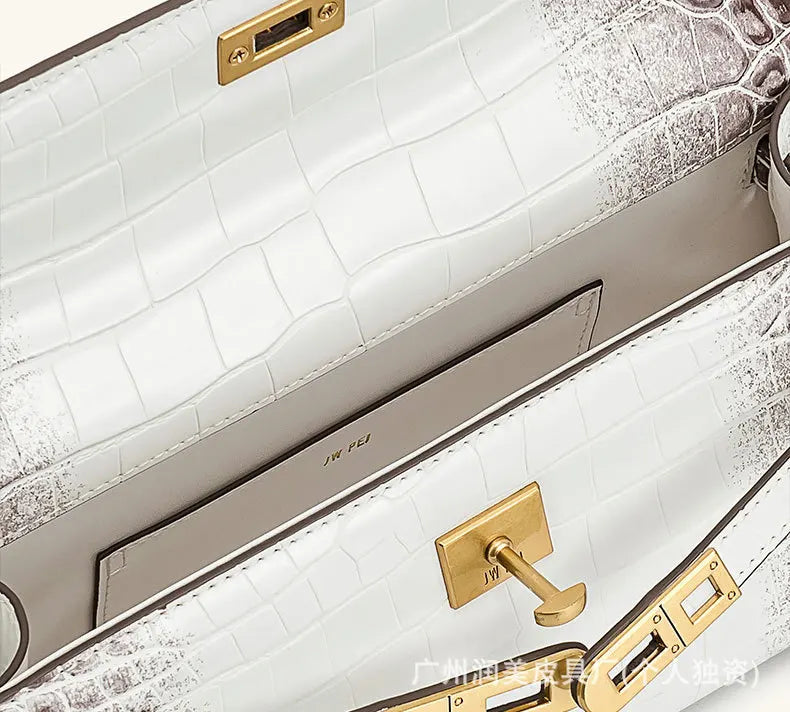 JW PEI Handbag, Crocodile Pattern, New Style, High-end, Handbag/crossbody Bag for Women Quick Pick Grocers