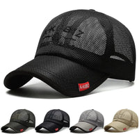 Summer Hats For Men And Women Mesh Baseball Caps Fashion Embroidered Visor Hat Outdoor Embroidered Letter Sun Protection Hat Quick Pick Grocers