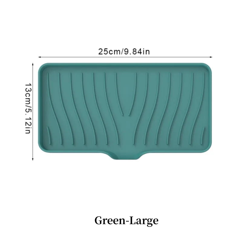 1-Pack Silicone Drain Soap Box Kitchen Bathroom Anti-slip Sink Tray Creative Washing Table Soap Tray Free Punch Drain Rack Econic Blanks