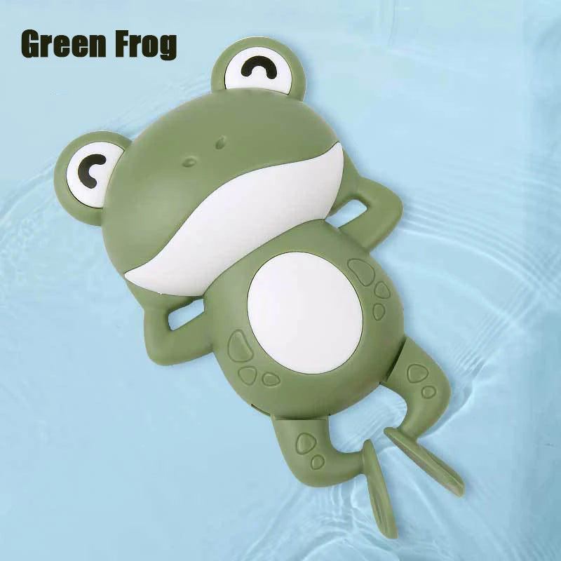Baby Bath Toys Kids Swimming Clockwork Dolls Play Water Fun Bathing Cute Funny Children Bathroom Shower Bathtub Animals Toy Econic Blanks