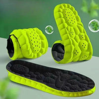 4D Sport Insole Super Soft Shoes Sole Pads for Feet Shock Absorption Baskets Shoe Sole Arch Support Orthopedic Inserts Quick Pick Grocers