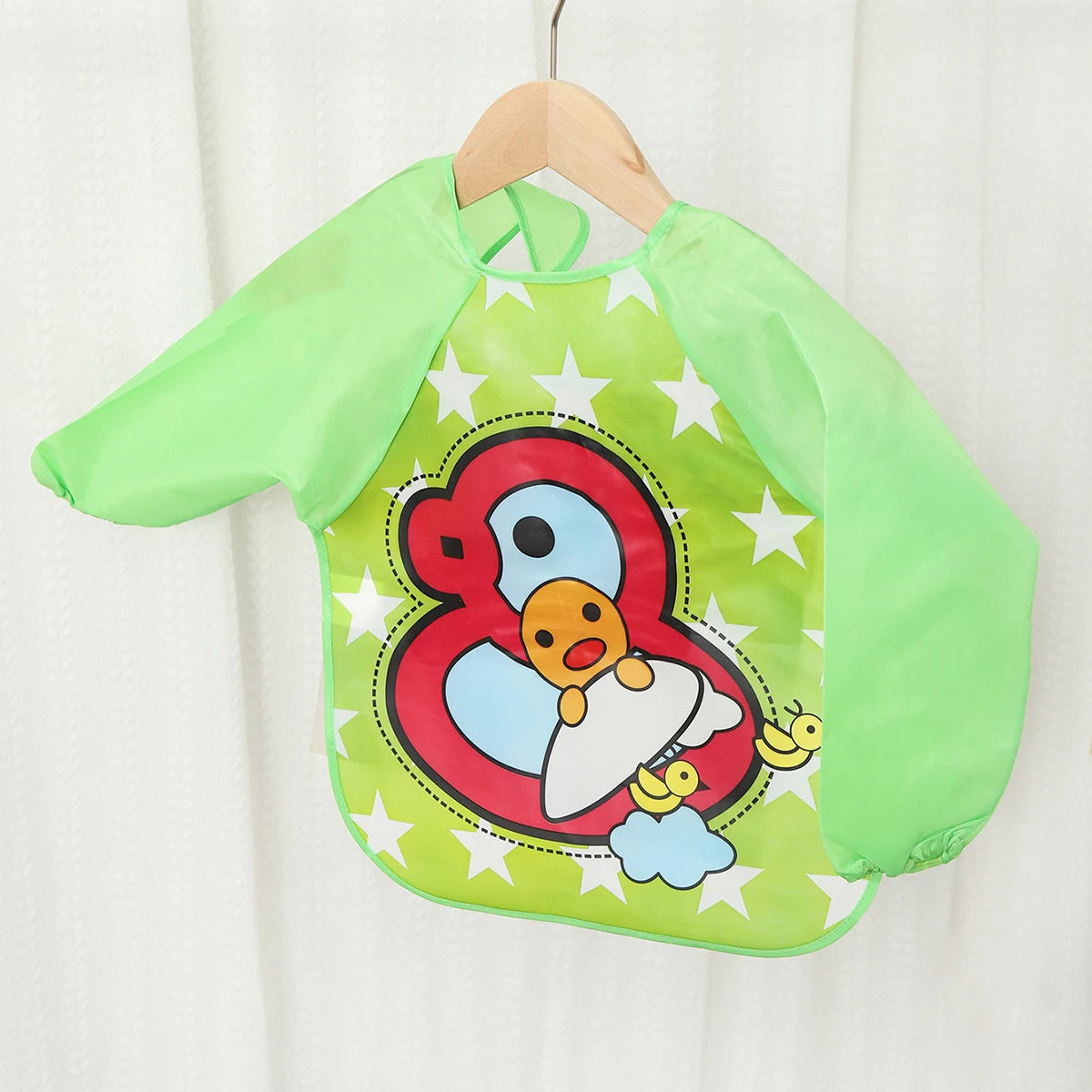 Waterproof EVA Full Sleeve Baby Bibs Children Apron Long Sleeve Feeding Smock Kids Eating Breastplate Infant Scarf Clothing Quick Pick Grocers