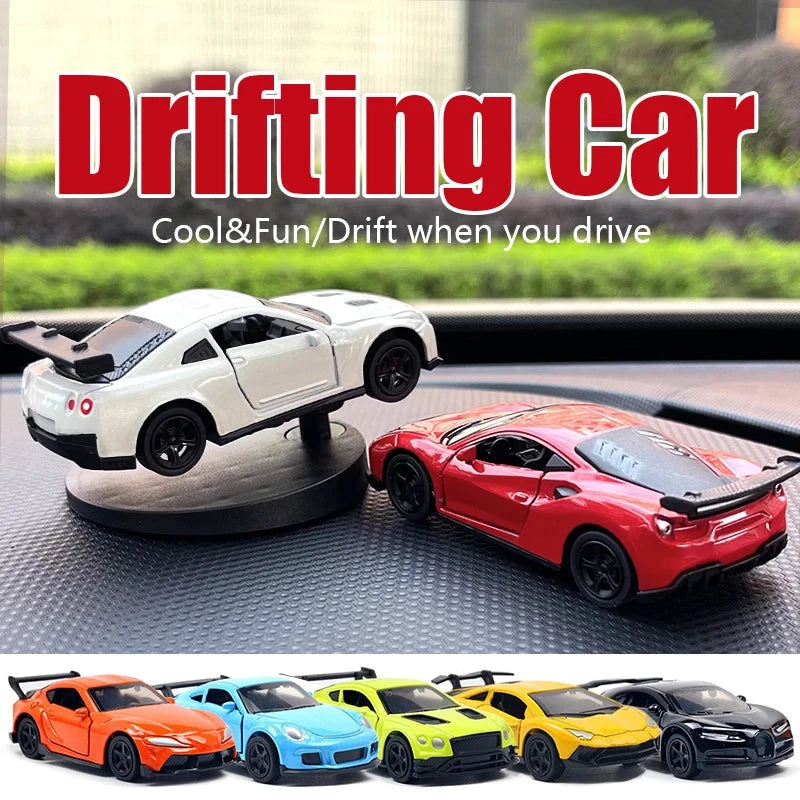 Drift Car dashboard toy model swing turning cool sports race auto ornaments interior accessories decor items fun decorations men Econic Blanks