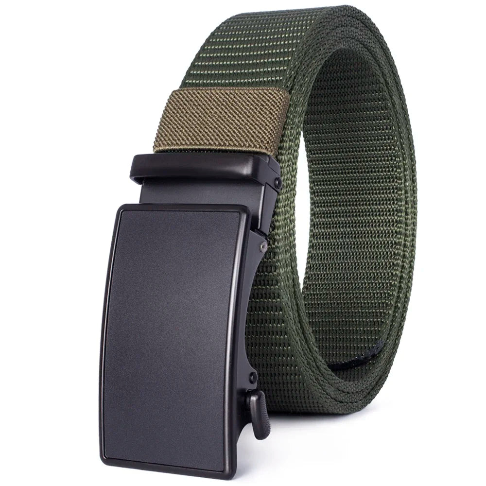 Automatic Buckle Light Comfortable Nylon Military Belt Outdoor Hunting Multifunctional Tactical Canvas Belt High Quality Men Bel Quick Pick Grocers