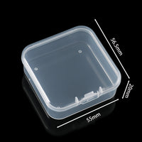 Bead Organizer Box 12/24/30Pcs Small Clear Plastic Bead Storage Containers with Hinged Lid for Storage Crafts Jewelry Organizer Purest Peak