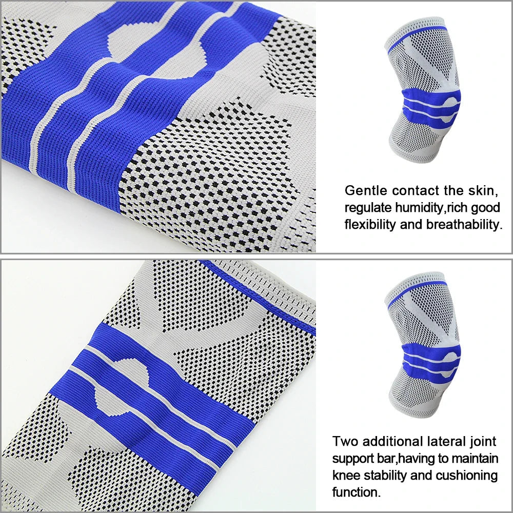 Knee Brace Knee Support Knee Pads Knee Compression Sleeve for Running Meniscus Tear Arthritis Joint Pain Relief Men Women Quick Pick Grocers