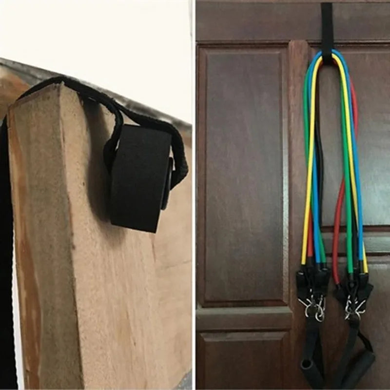 1/2pcs Elastic Resistance Door Anchor Holder Bands Tube Doorway Sport Fitness Equipment for Effective Working-out Accessories Quick Pick Grocers