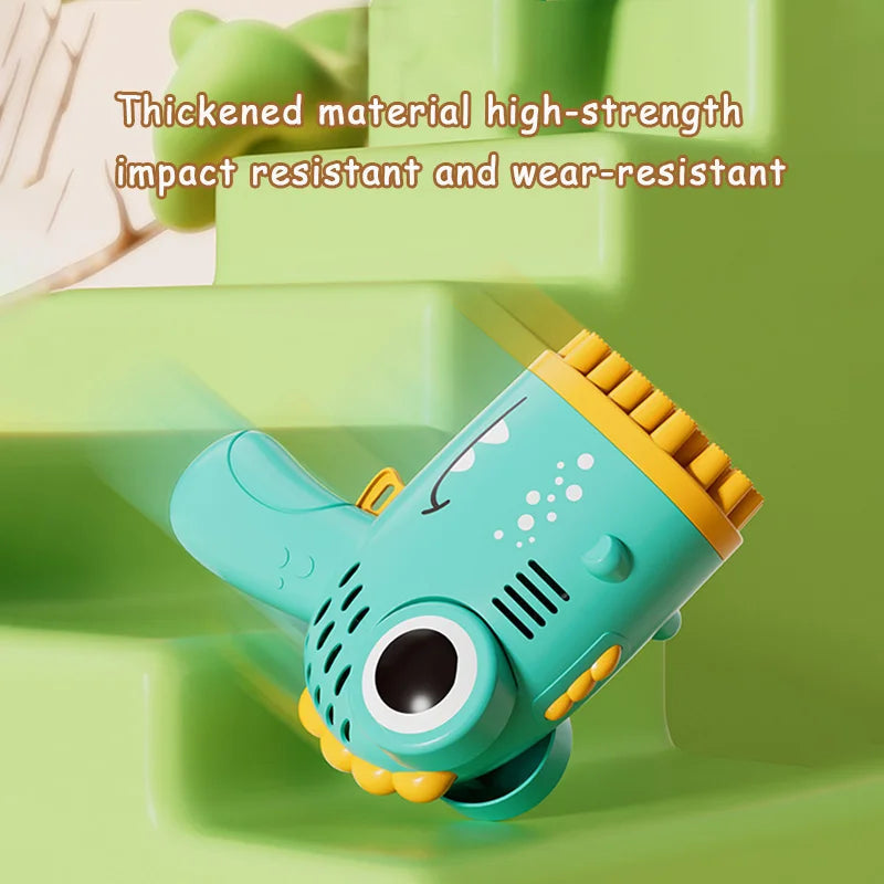 40 Hole Dinosaur Bubble Handheld Bubble Machine, Electric Bubble Gun Outdoor Wedding Party Toy(without Bubble Water) Quick Pick Grocers