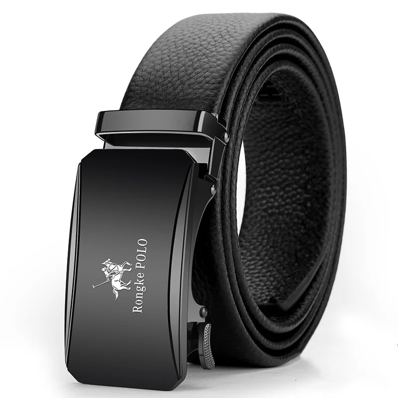 OYIFAN Men Belt Genuine Leather Belt for men Automatic belts Adjustable waistband Business belts 허리띠 Quick Pick Grocers