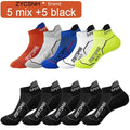 10 Pairs High Quality Socks Men's Summer Man Short Socks Breathable Ankle Socks Cotton Sports Socks Black Thin Cut Run Men Socks Quick Pick Grocers