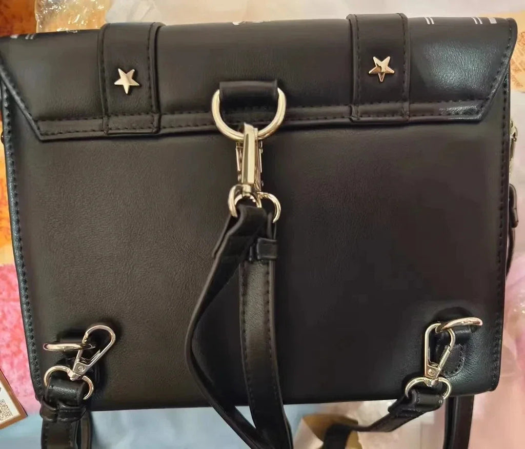 Y2K Korean Gothic Square Black Shoulder Bag Harajuku Vintage Aesthetic Purses Luxury Designer Handbags Messenger Tote Bags Women Quick Pick Grocers