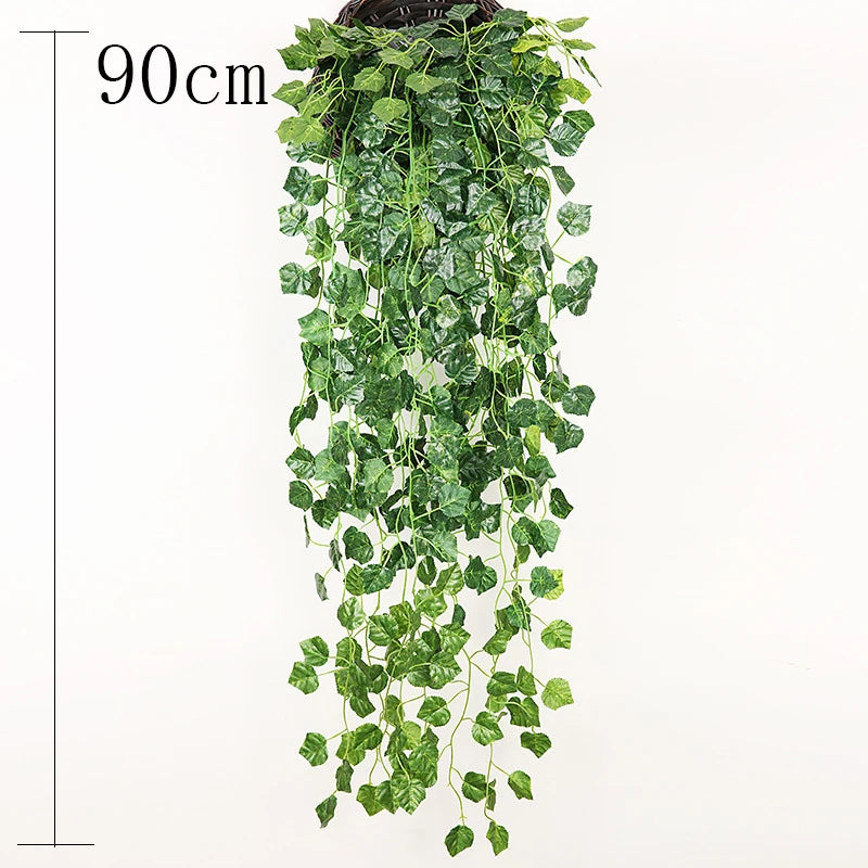 Hand Made Wicker Rattan Flower Planter Wall Hanging Wicker Rattam Basket Garden Vine Pot Plants Holder Garden Pots Wall Planter Quick Pick Grocers