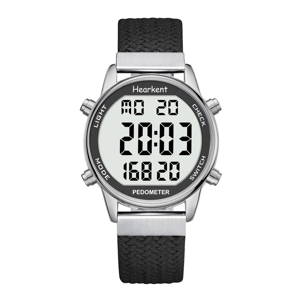 Hearkent Pedometer Sport Watches Step Counter Watch Women Digital Watches Calories Mile Stopwatch Countdown for Walking Tracker Quick Pick Grocers
