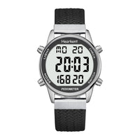 Hearkent Pedometer Sport Watches Step Counter Watch Women Digital Watches Calories Mile Stopwatch Countdown for Walking Tracker Quick Pick Grocers