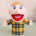 28-33cm Kids Plush Finger & Hand Puppet Popular Activity Boy Girl Role Play Bedtime Story Props Family Role Playing Toys Doll Econic Blanks