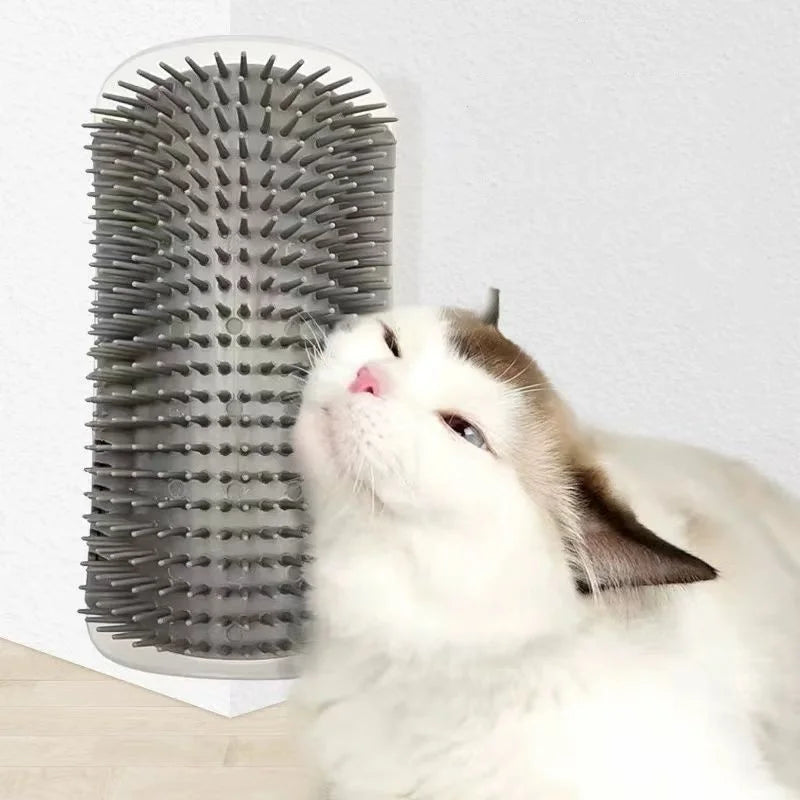 Cat Massage Tool Pet Hair Removal Massage Comb Wall Corner Self Cleaning Rubbing Brush Cats Toys Pet Beauty Supplies Econic Blanks