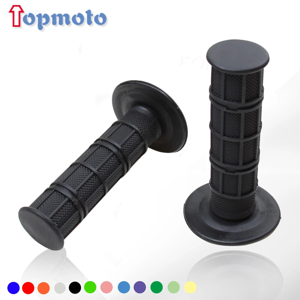 22mm 24mm Motorcycles Grip Dirt Bike Grips 7/8" Rubber Biker Scooter Handle Grip For Handlebar Mx Pillow Top Throttle 22mm Bar Quick Pick Grocers