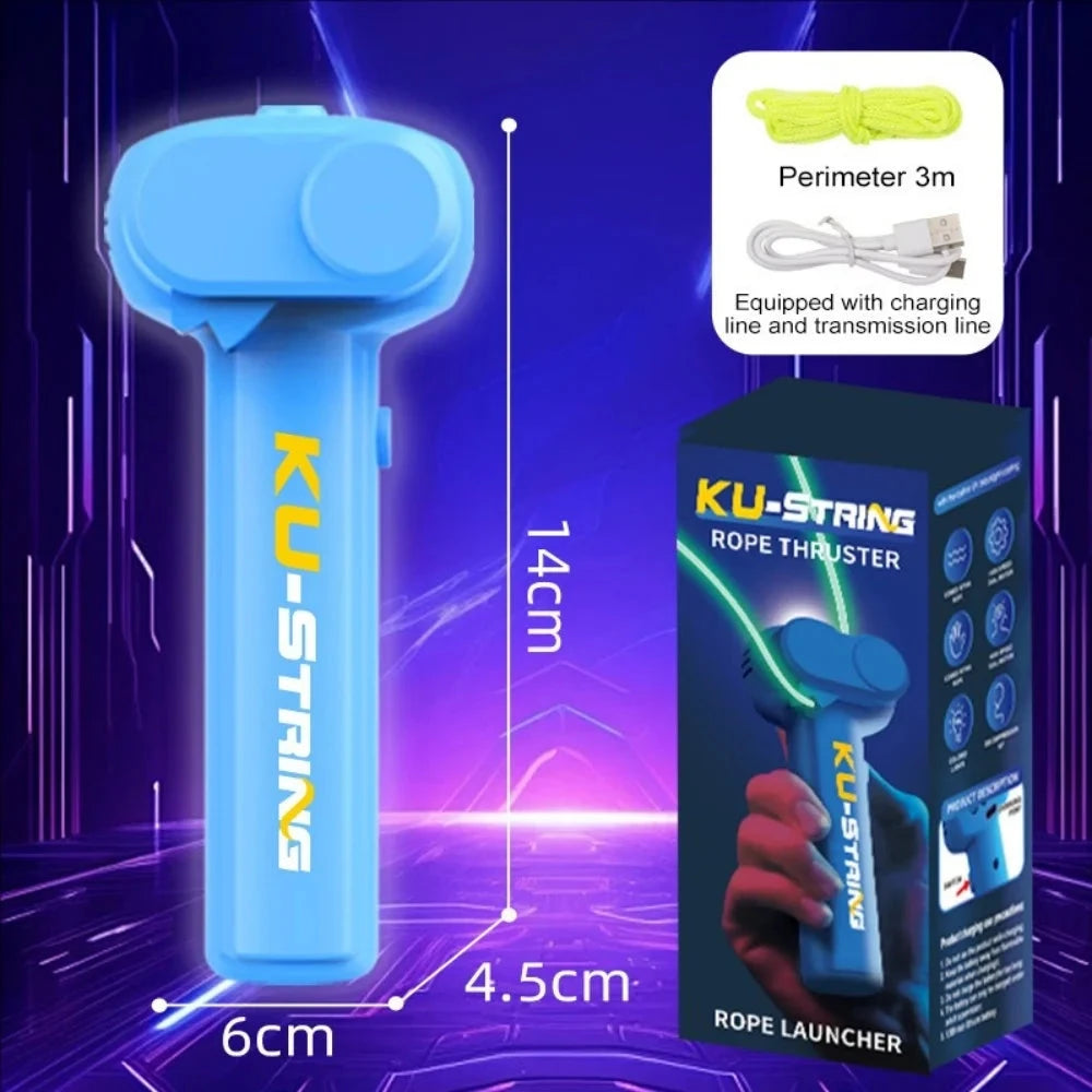 Glow-in-the-dark fun electric rope thruster children's outdoor new exotic decompression toys Creative toys for cats and pets Econic Blanks