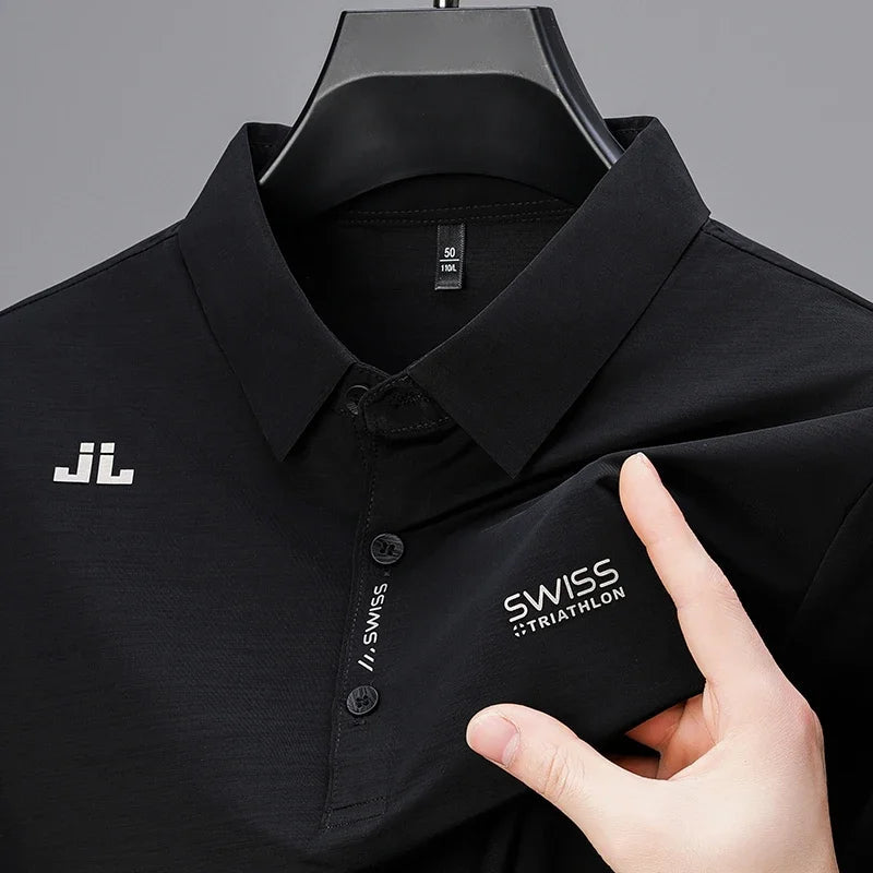 2026 New Men's Regular Fit Short Sleeve Polo Shirt Soft Comfortable Fabric Casual Sport Summer Fashion Top Tee Quick Pick Grocers