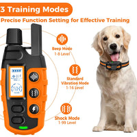 3300Ft Electric Dog Training Collar Remote Control Waterproof Pet BehaviorFor 5-120lbs Puppy With Shock Vibration Quick Pick Grocers