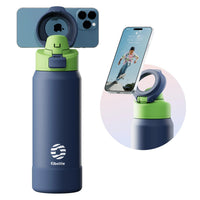 Fjbottle Magnetic Thermos Stainless Steel Sports Water Bottle with Magnetic Phone Holder Bouncing cover Insulation Cup Quick Pick Grocers