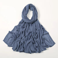 Fashion Modal Hijab Rayon Cotton Shawls Muslim Hijabs For Women Plain Scarf Big Size Headscarf Islamic Turban Headband 190*85cm Quick Pick Grocers