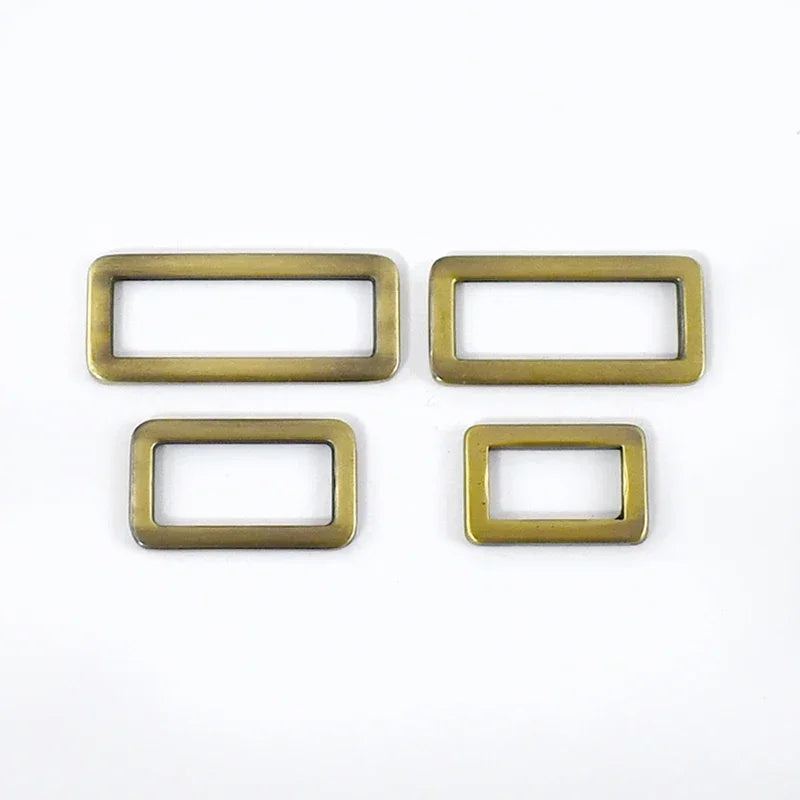 5/10Pcs 20-50mm Metal Ring Buckles for Bag Strap Tri Glide Slider Clasp Webbing Dog Belt Adjuster Hooks DIY Hardware Accessories Quick Pick Grocers