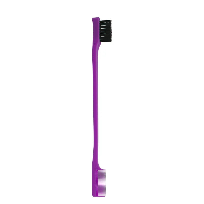 Baby Care Hair Edge Brush Comb Double Sided 3 in 1 Edge Control Brush for Baby Hair Salon Hair Care Comb Brushes Beauty Tools Purest Peak