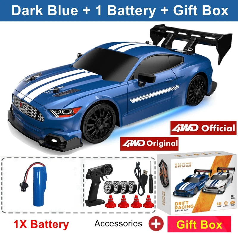 4WD RC Drift Car Remote Control GTRPRO AE86PRO Model 4x4 Racing RTR Radio Truck Vehicle Toy Gift for Boy Girl Children Kid Adult Econic Blanks