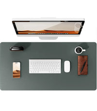 Large Mouse Pad,Office Desk Mat, Leather Desk Pad Protector, Non-Slip PU Leather Desk Blotter, Laptop Desk Pad Quick Pick Grocers