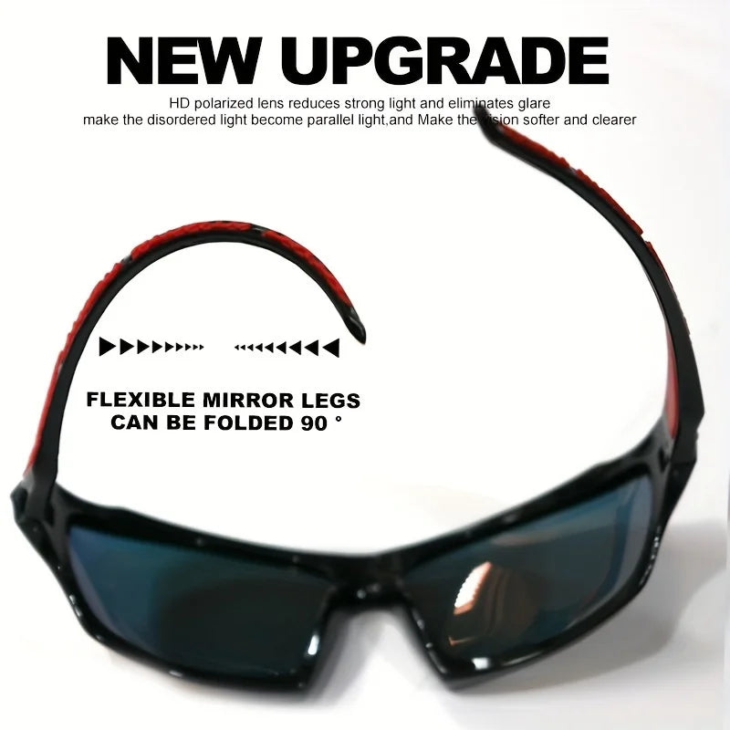 1/3PCS Sports Polarized Sunglasses for Men Lightweight Night Vision Male Shades Cycling Driving Fishing Fashion Mirror Sunglass Quick Pick Grocers