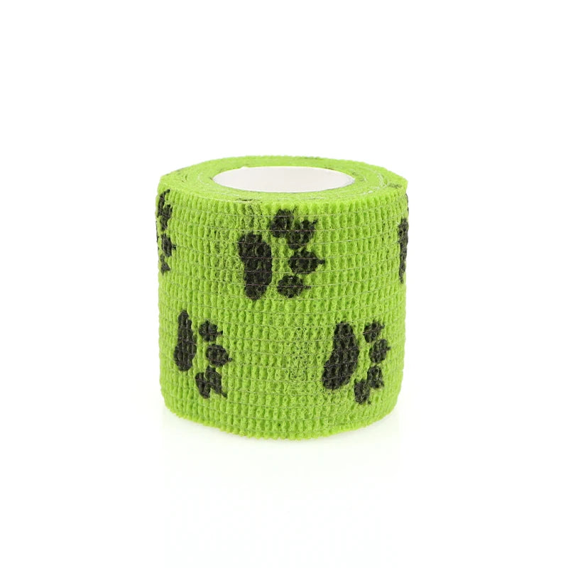 24 Rolls Elastic Bandage Self Adhesive Bandage Wrap Cohesive Tape Vet Wrap for Dog Cat Horse Pet Animals Ankle Sprains Quick Pick Grocers