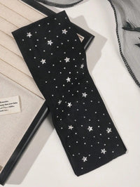 1/2Pcs Black White Star Headbands for Women Girls Yoga Workout No Slip Soft Hair Accessories Head Wraps Fashion Hairbands Quick Pick Grocers