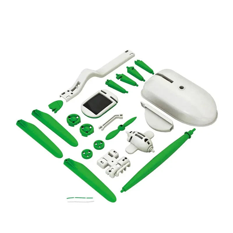 6-In-1 Solar-Power Robot Kit Assembling Ship Fan Windmill Car Toys Scientific Lab DIY Kids Educational Gadgets Econic Blanks