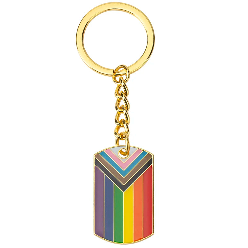 Progress Pride Heart Shaped Lapel Pin Flag badge Brooch Pins Badges Quick Pick Grocers