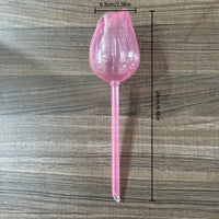 Pink tulip plant watering balls, suitable for indoor and outdoor plants, automatic plant drippers, and automatic watering Quick Pick Grocers