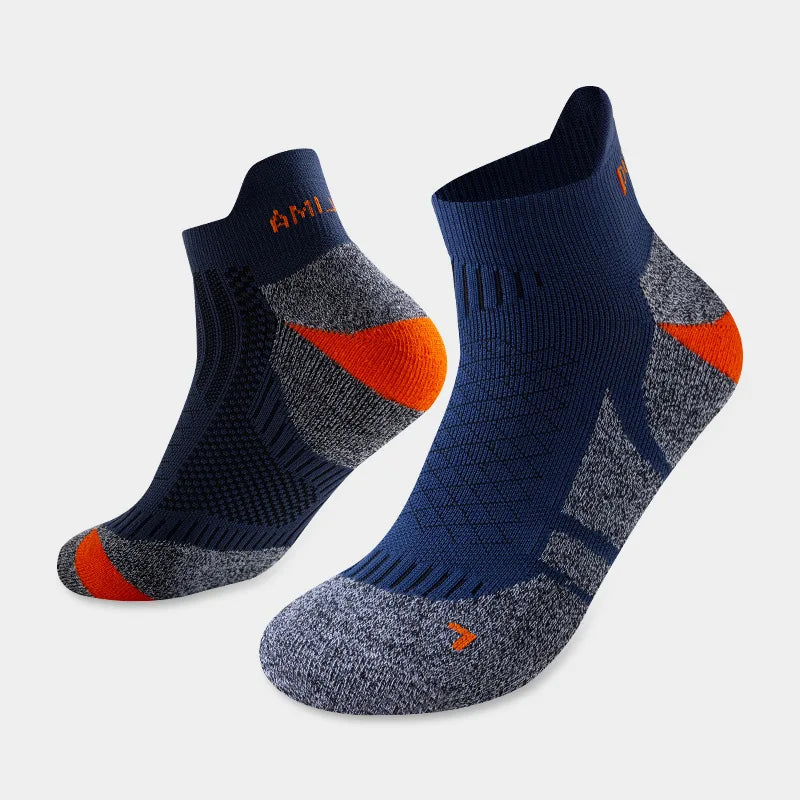 2025 Professional Marathon Running Sock Men Women Sports Fitness Thickened Cushioned Short Tube Low Cut Boat Ankle Socks Quick Pick Grocers