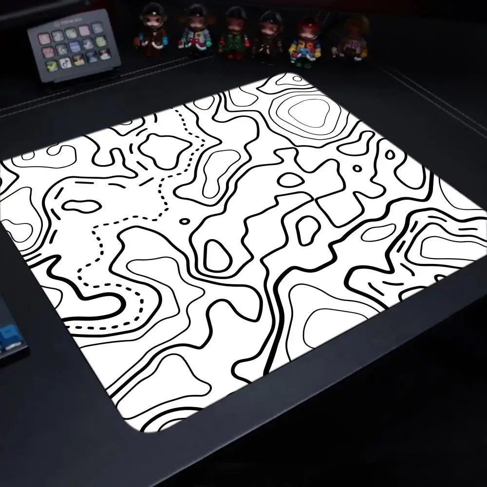 Fluid Mouse Pad Multiple Sizes Large Square Computer Office Game Table Mats Rubber Anti-slip Mousepads Small Decor Desk Pads Quick Pick Grocers