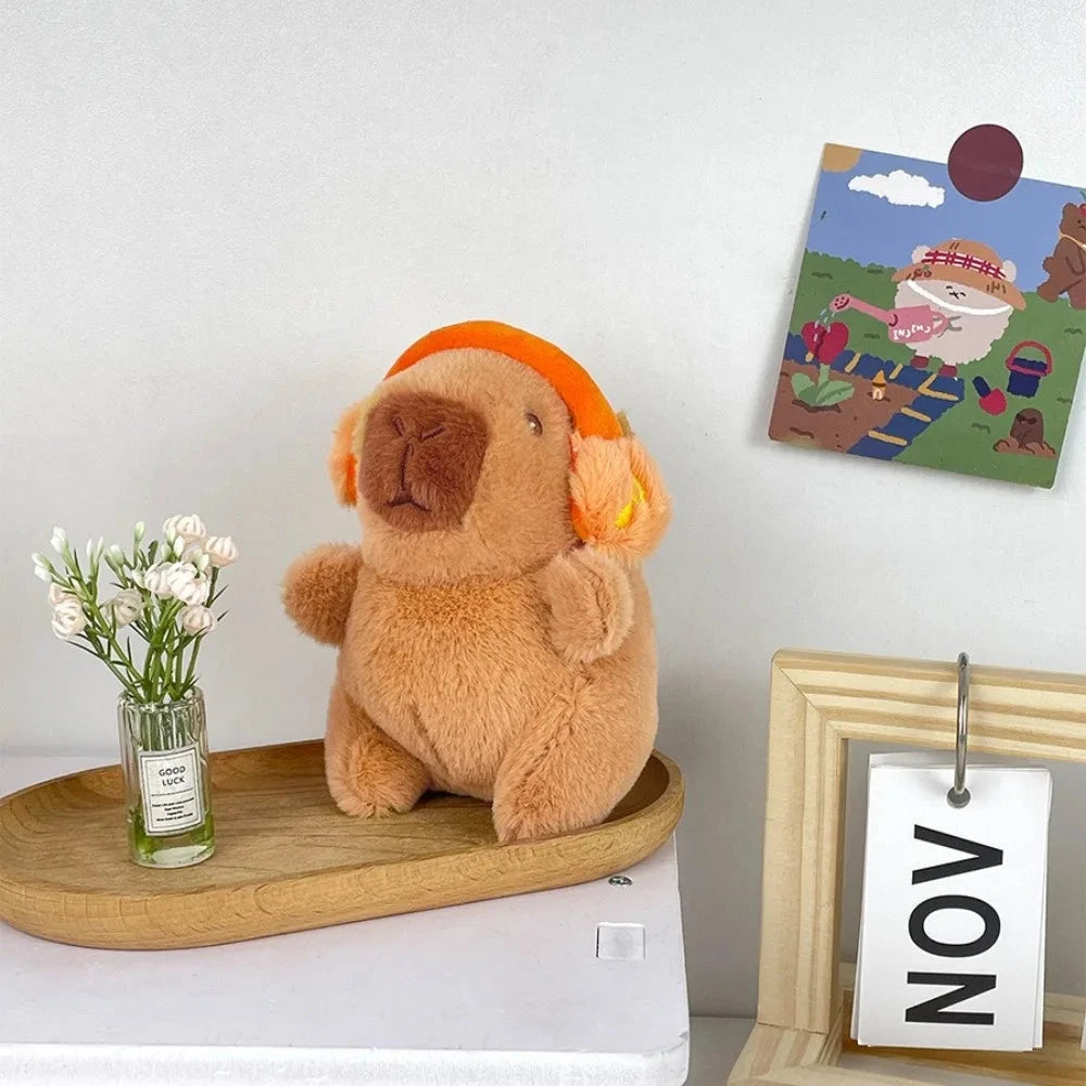 Cute Capybara Plush Toy Hoodie – Small Winged Stuffed Doll for Kids Econic Blanks