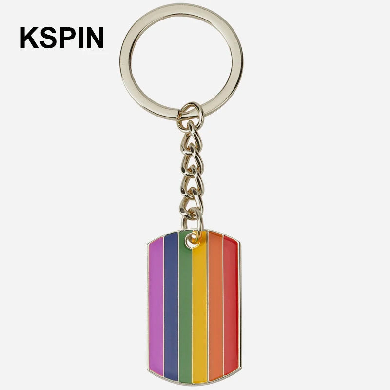 Progress Transgender Rainbow Pansexual pride Genderqueer pride Asexual Metal Key Ring Key Chain For Women Jewelry Quick Pick Grocers