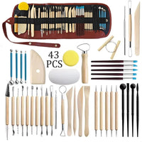 Pottery Clay Sculpting Tools Kit 8-61 Pcs/Set, Ceramic Wax Clays Carving Tools for Art Craft Pottery Sculpting Modeling Tool Set Econic Blanks