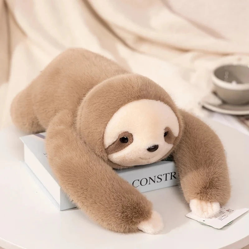 30-65cmKawaii High Quality Forest Animal Plush Doll Pillow Soft Long-arm Raccoon Dinosaur Sloth Panda Koala Plush Toy Home Decor Econic Blanks