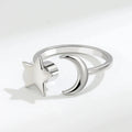 Anti Stress Anxiety Fidget Rings for Women Satinless Steel Spinner Sunflower Sun Star Ring Trendy Jewelry Gift Dropshipping Econic Blanks