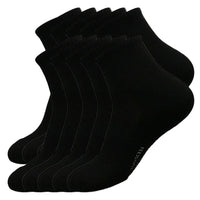 5/10/20 Pairs New Cool Men Black White Warm Socks Set Autumn Winter Male Solid Color Sport Short Socks For Men Dropshipping Quick Pick Grocers