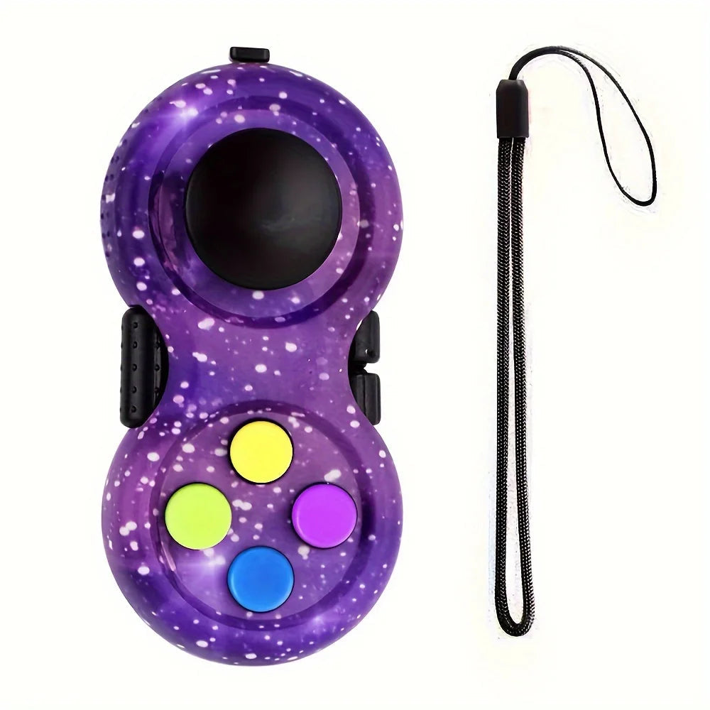Fidget Pad with 8 Fidget Functions, Fidget Controller Stress Reducer, Fidget Toy Cube Relieves Stress and Anxiety Toys Quick Pick Grocers