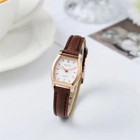 Women's Watch Fashion Small Arabic Quartz Watches Leather Band Wristwatches Quick Pick Grocers