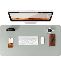 Large Mouse Pad,Office Desk Mat, Leather Desk Pad Protector, Non-Slip PU Leather Desk Blotter, Laptop Desk Pad Quick Pick Grocers